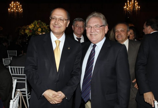 J.G. Vantine ao lado do Governador do Estado de São Paulo Geraldo Alkmin